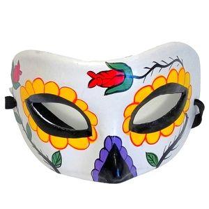 Masquerade Halloween Face Mask Custom Made Mold and Hand-painted Design
